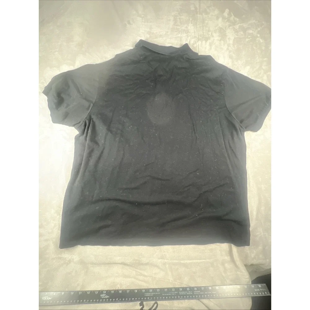 Polo Ralph Lauren Men's Polo Shirt Size 3XB BIG‎ Short Sleeve Black 100% Cotton